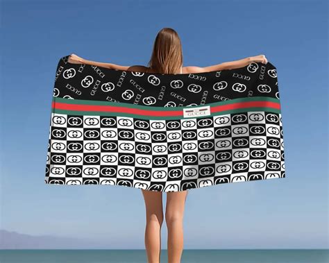 fake gucci beach towel